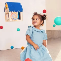 Jeu d'activités en bois Maison découverte d'illusions optiques