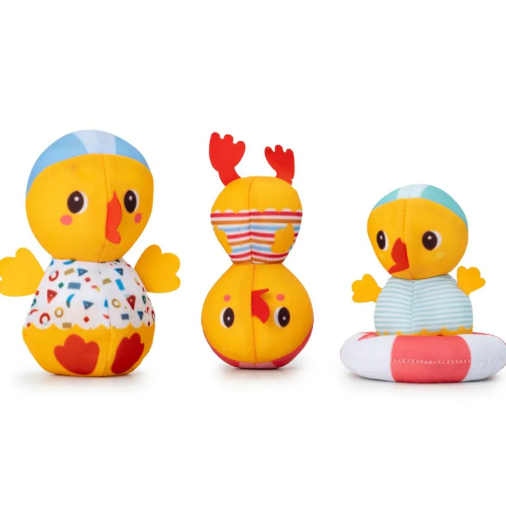 Jeu de bain canards au bord de l'eau (3 pièces)