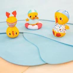 Jeu de bain canards au bord de l'eau (3 pièces)