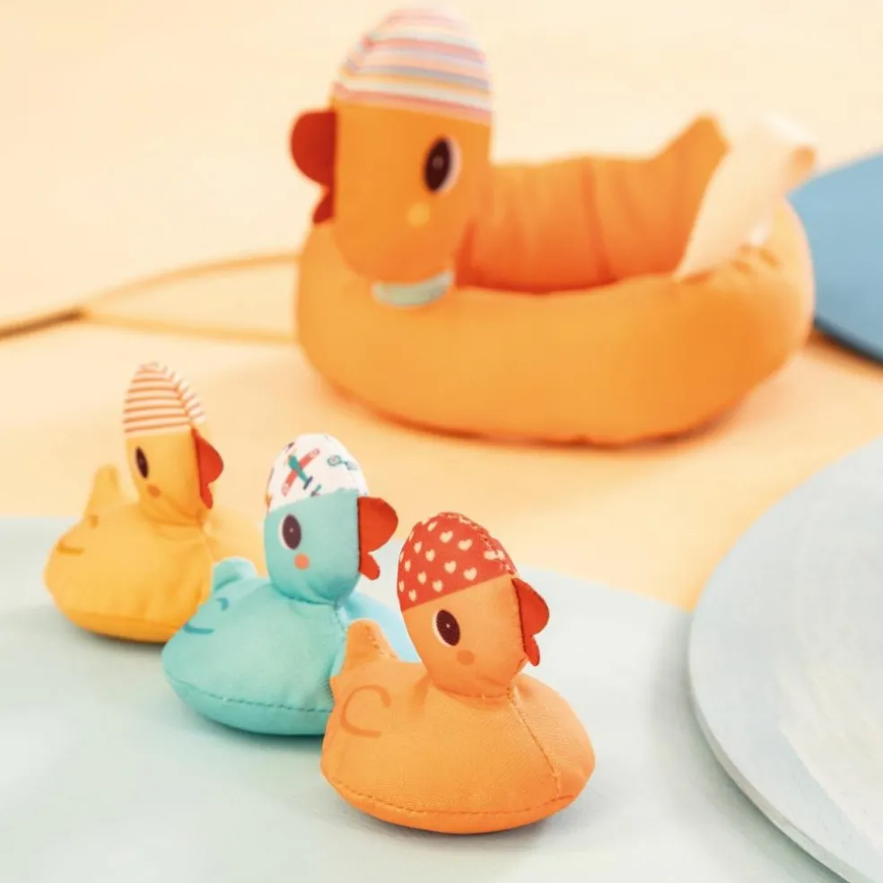Jeu de bain Maman canards et ses canetons (4 pièces)