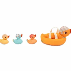 Jeu de bain Maman canards et ses canetons (4 pièces)