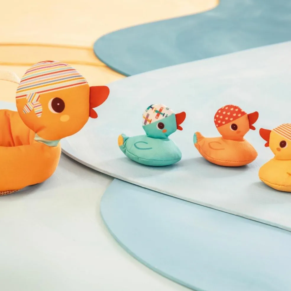 Jeu de bain Maman canards et ses canetons (4 pièces)