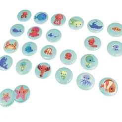 Jeu de bain Memo mes bébés animaux (24 pièces)