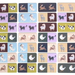 Jeu de dominos Animaux de la ferme (28 pièces)