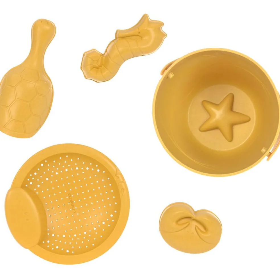 Jeu de jouets de sable Water Friends jaune (5 pièces)