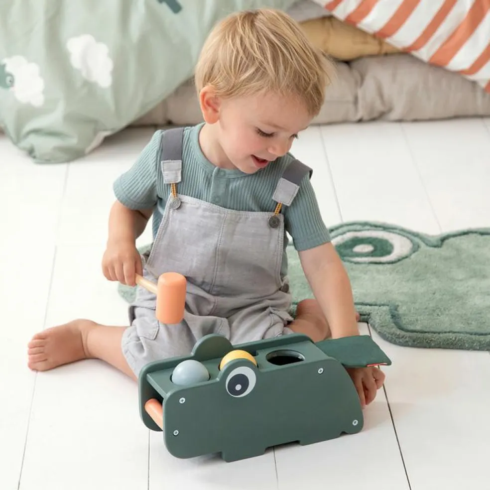 Jeu de marteau Croco vert