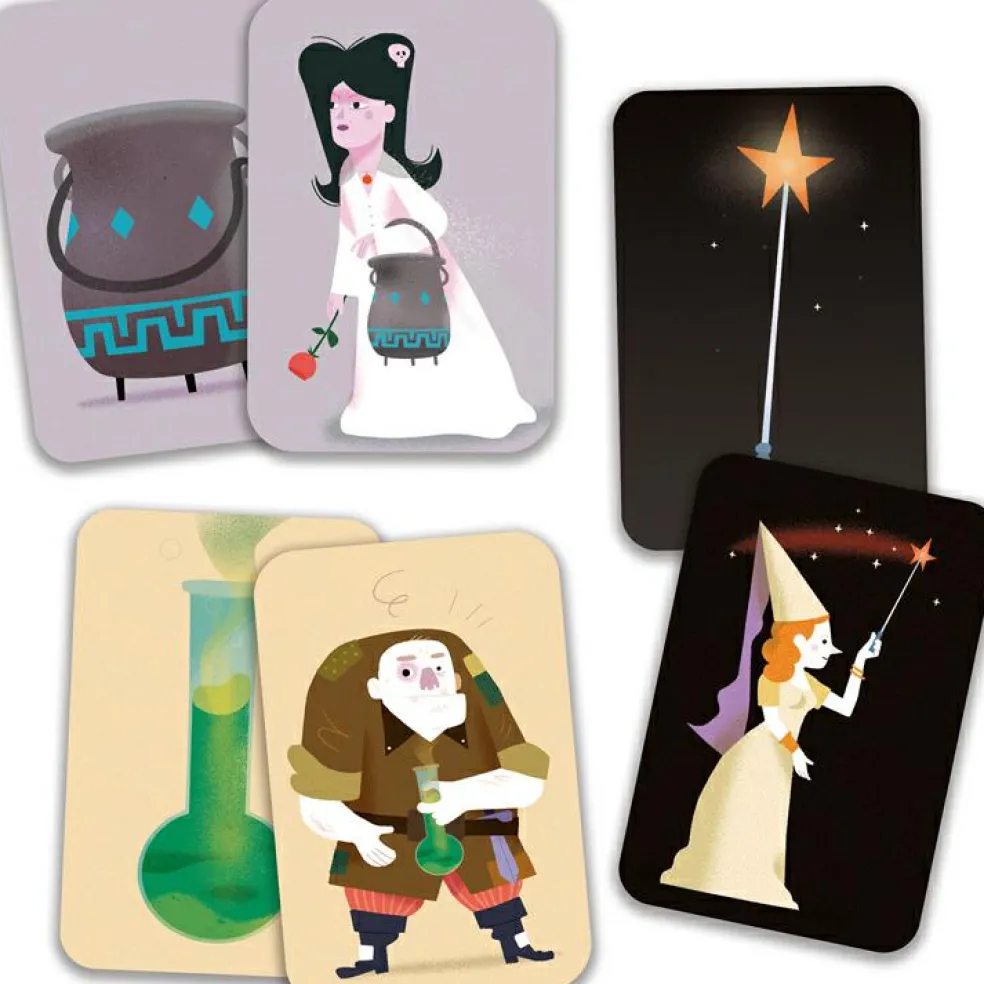 Jeu de mémoire coopératif Magic School