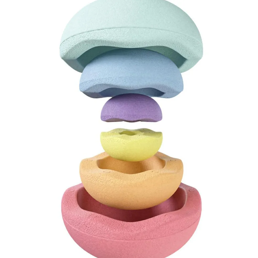 Jeu de motricité Inside rainbow pastel (6 blocs)