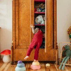 Jeu de motricité Inside rainbow pastel (6 blocs)