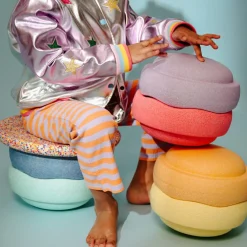 Jeu de motricité Rainbow Set pastel (7 blocs)