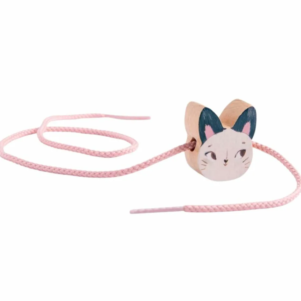 Jeu de perles en bois à enfiler Après la pluie