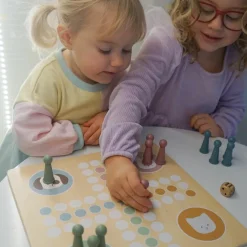 Jeu de petits chevaux en bois