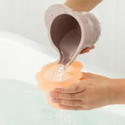 Jeu d'eau lot de 3 gobelets empilables Elphee Rose