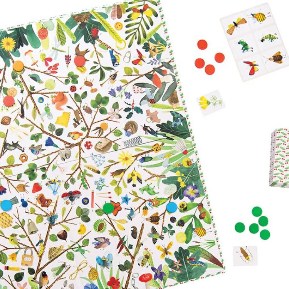 Jeu d'observation et de rapidité Les trésors du jardin Le Jardin du Moulin
