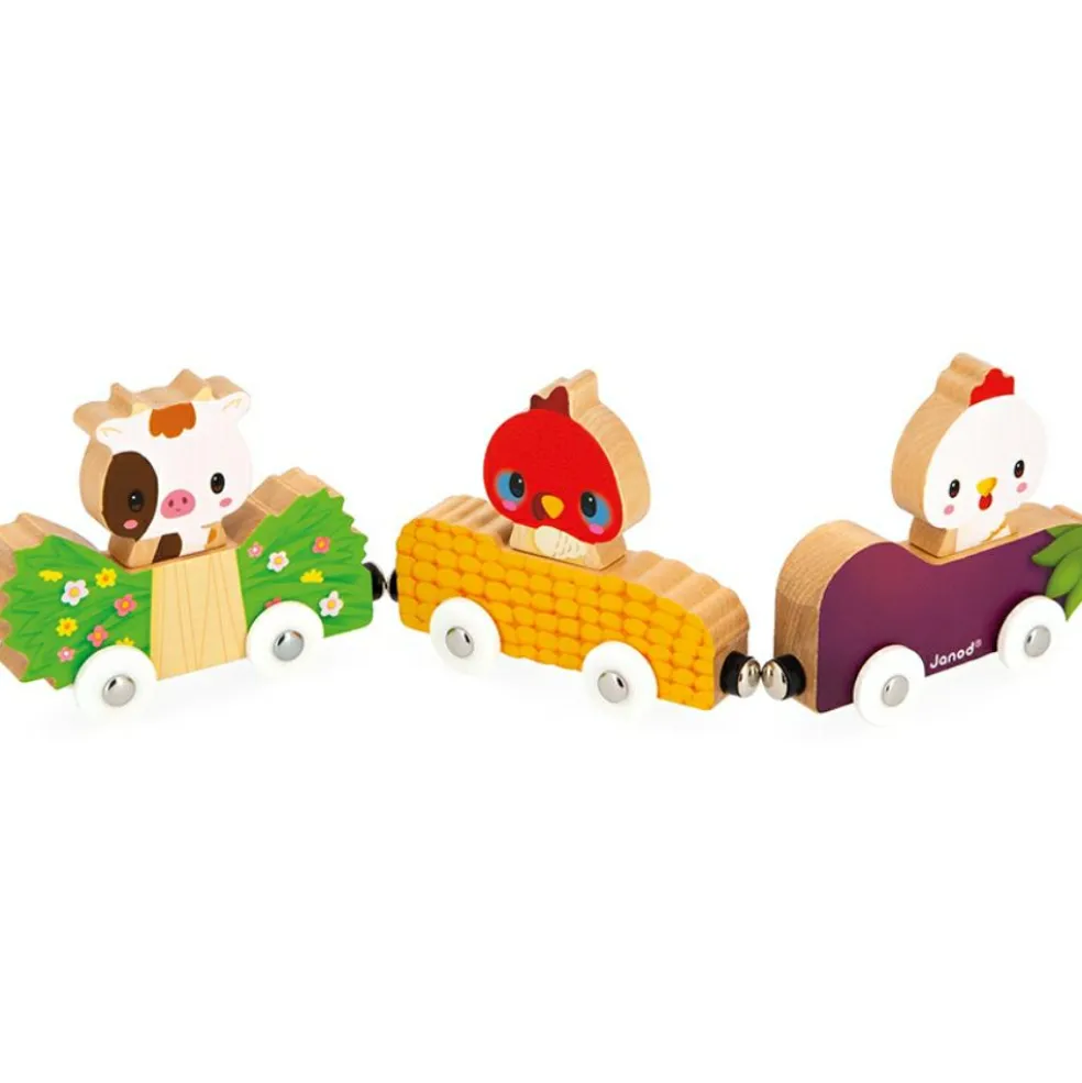 Jeu magnétique Les animaux de la ferme (3 pièces)