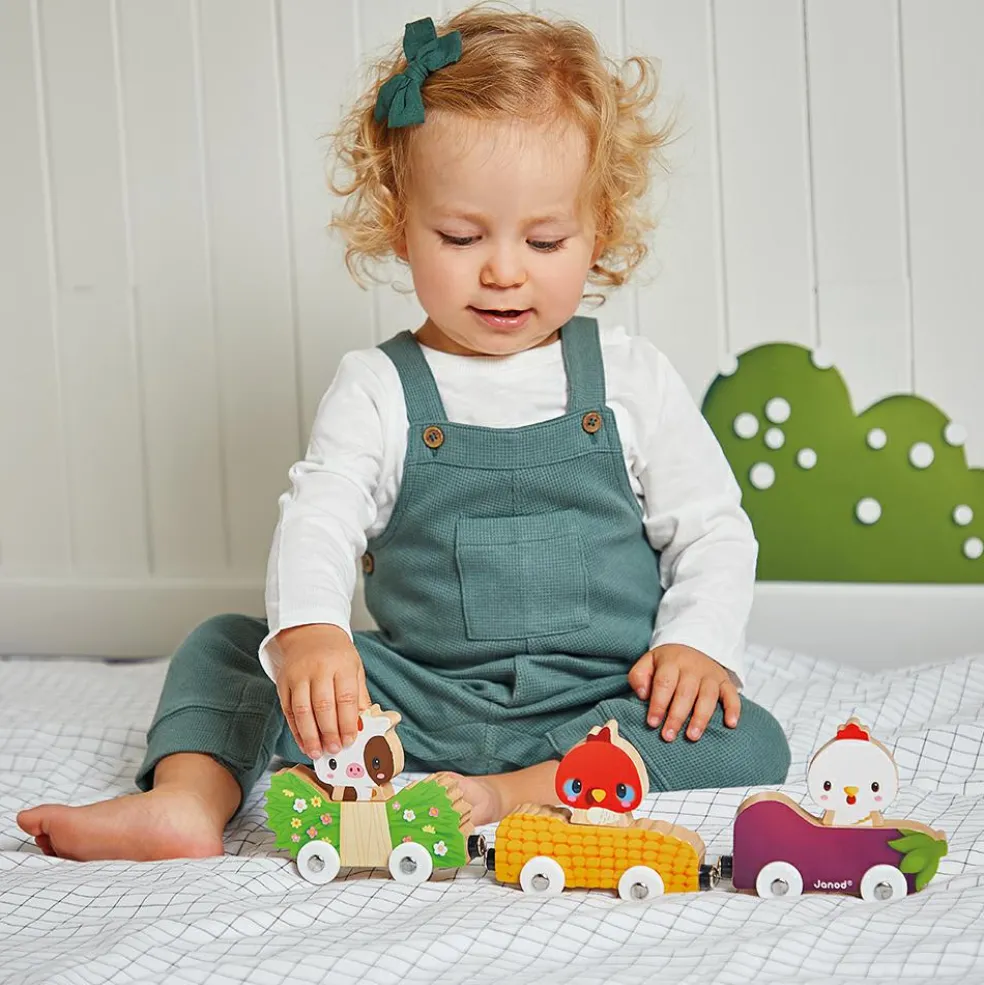 Jeu magnétique Les animaux de la ferme (3 pièces)