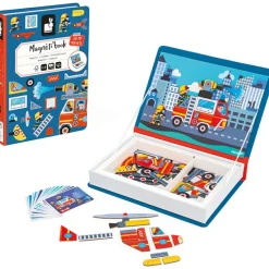 Jeu magnétique Magneti'book Pompiers