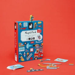 Jeu magnétique Magneti'book Pompiers