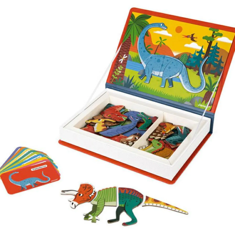 Jeu magnétique Magneti'Book Dinosaures