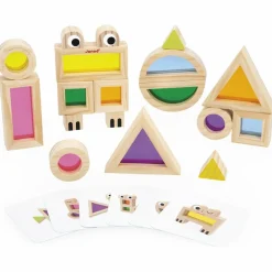 Jeu sensoriel Blocs translucides (18 pièces)