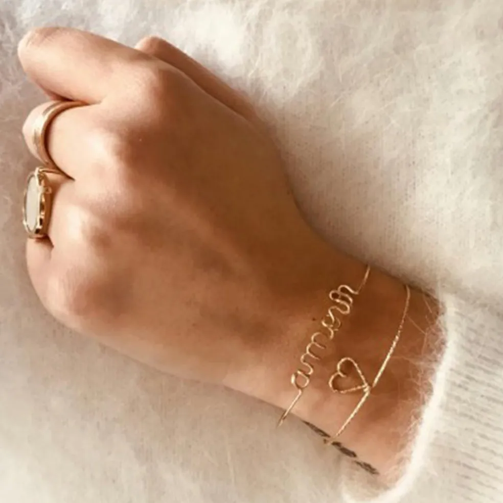 Jonc Amour S (goldfilled jaune 14 carats)