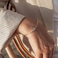 Jonc Mon Petit Poids personnalisable (plaqué or rose)