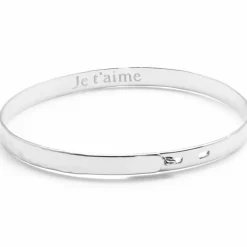 Jonc ruban martelé (argent 925)