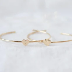 Jonc Simone en plaqué or jaune (personnalisable)