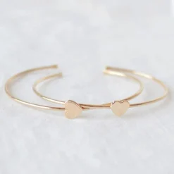 Jonc Simone en plaqué or jaune (personnalisable)