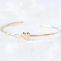 Jonc Simone en plaqué or jaune (personnalisable)