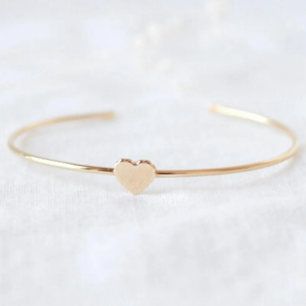 Jonc Simone en plaqué or jaune (personnalisable)