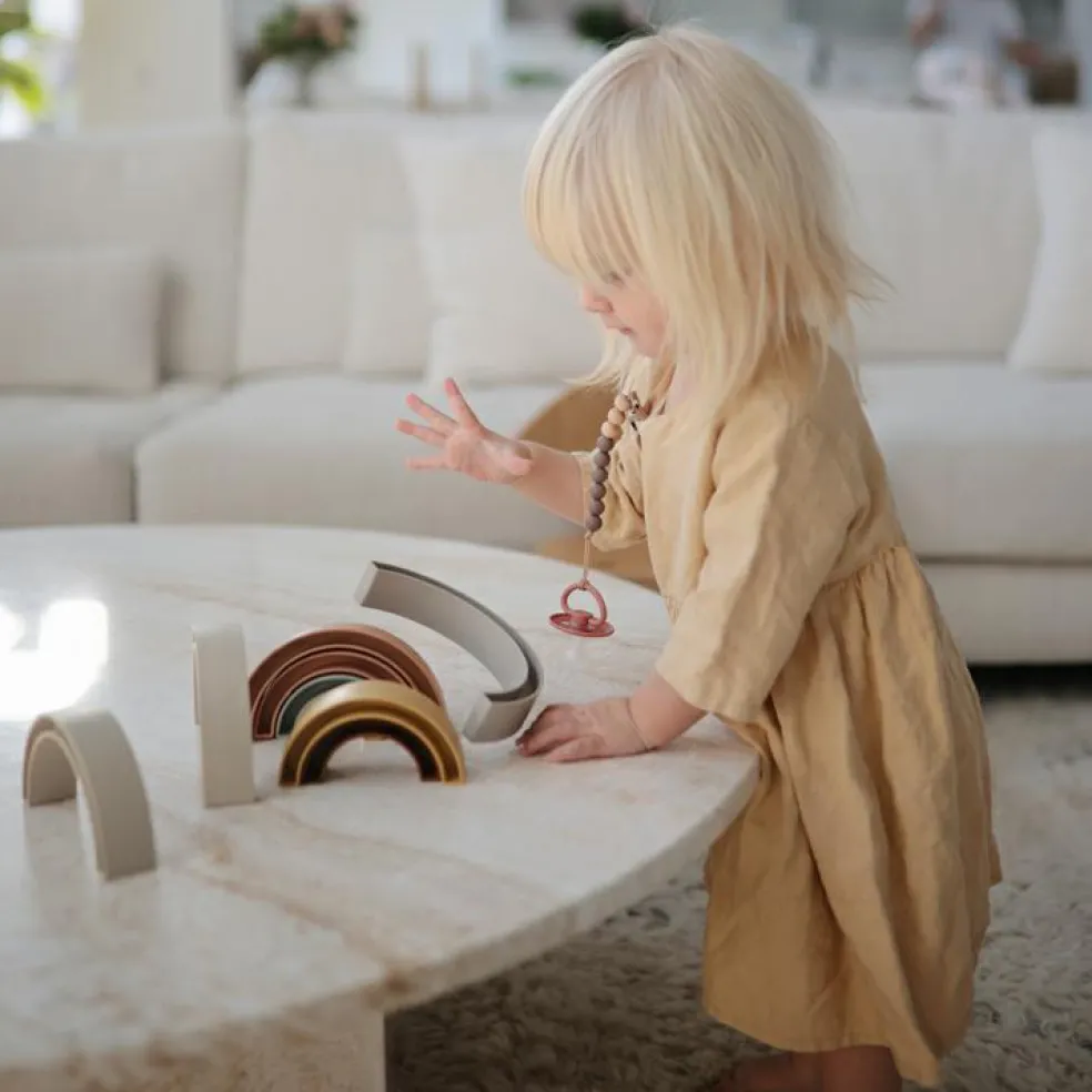 Jouet à empiler Arc-en-ciel Tropical