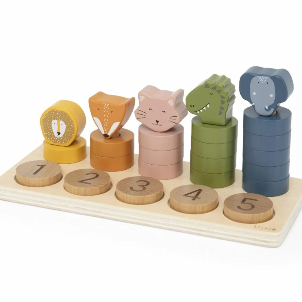 Jouet à encastrer 2 en 1 en bois