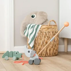 Jouet à tirer Croco Vert