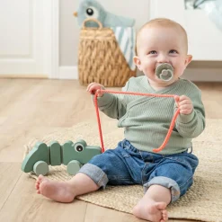 Jouet à tirer Croco Vert