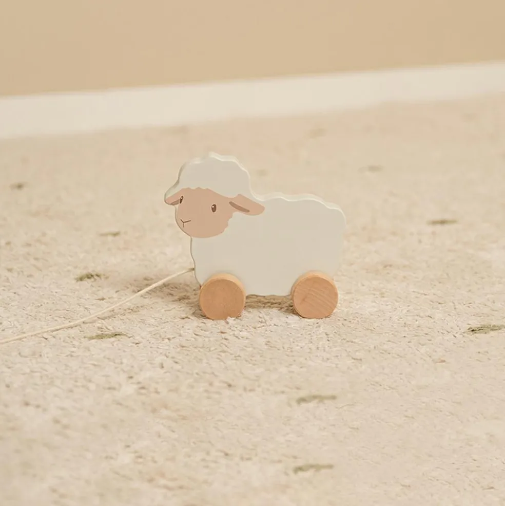 Jouet à tirer Mouton en bois Little Farm