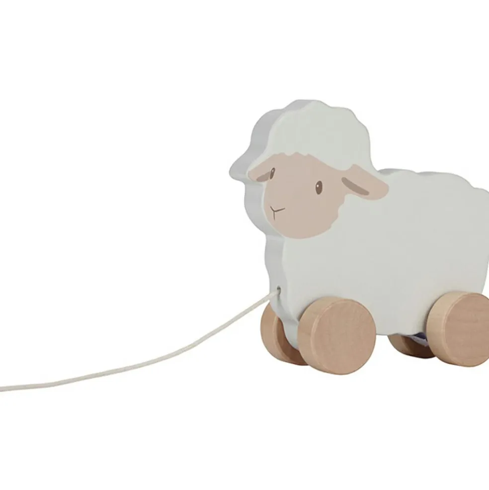 Jouet à tirer Mouton en bois Little Farm