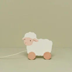 Jouet à tirer Mouton en bois Little Farm