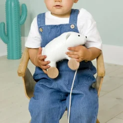 Jouet à tirer Nathan l'Ours blanc