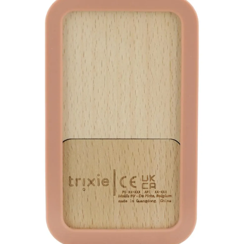 Jouet d'activités téléphone en silicone et bois Mrs. Cat