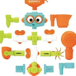 Jouet de bain à ventouse robot Sensory