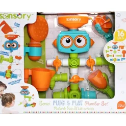 Jouet de bain à ventouse robot Sensory