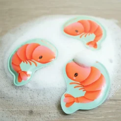 Jouet de bain attrape crevettes à ventouse