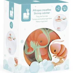Jouet de bain attrape crevettes à ventouse