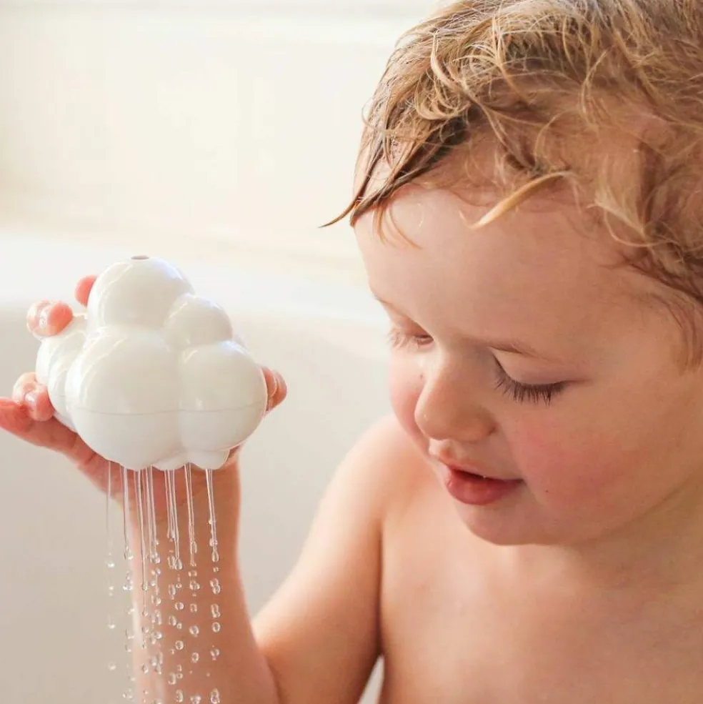 Jouet de bain Nuage de pluie blanc
