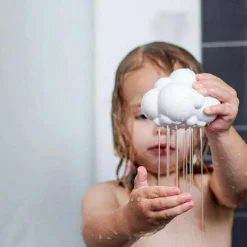 Jouet de bain Nuage de pluie blanc