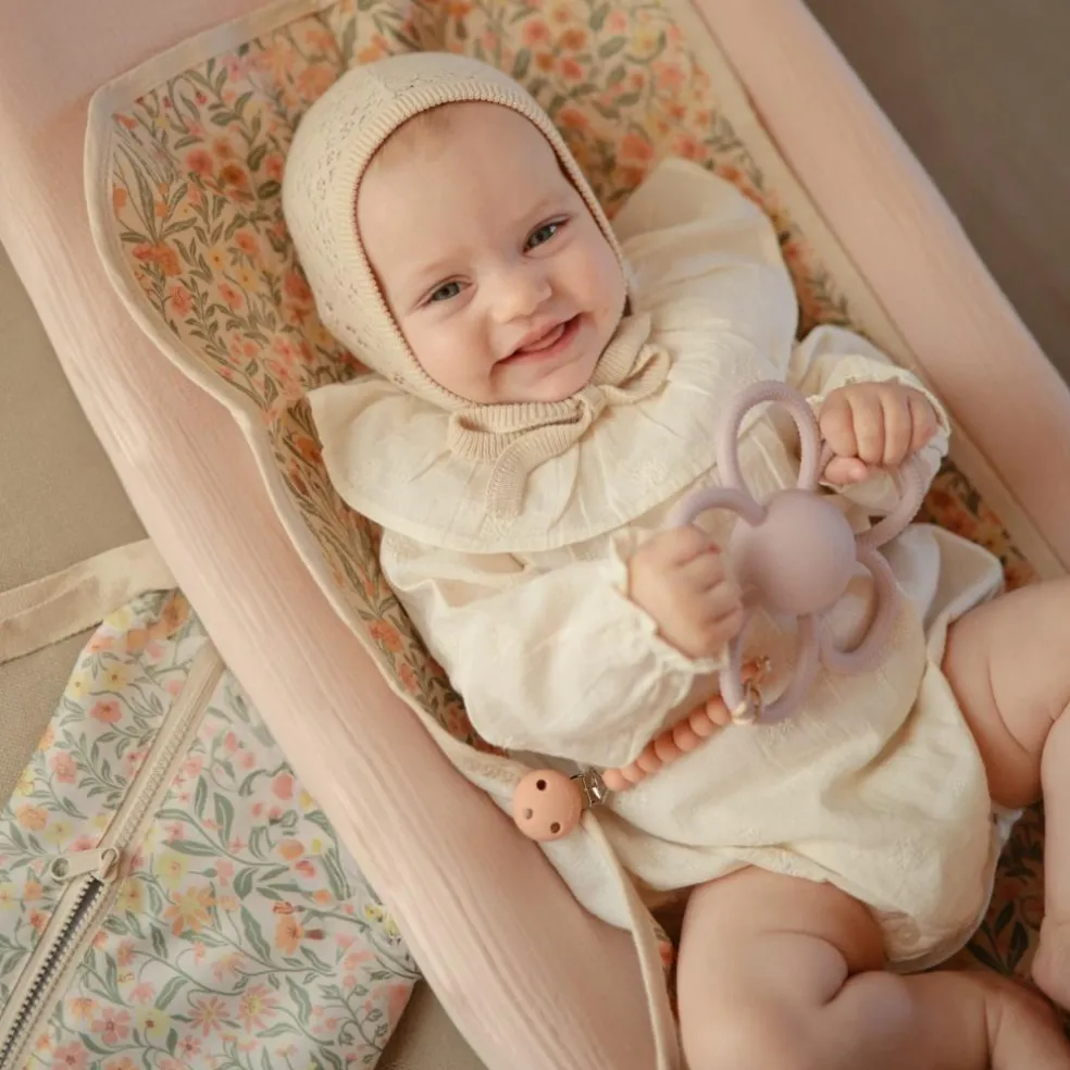 Jouet de dentition en silicone Daisy Lilac