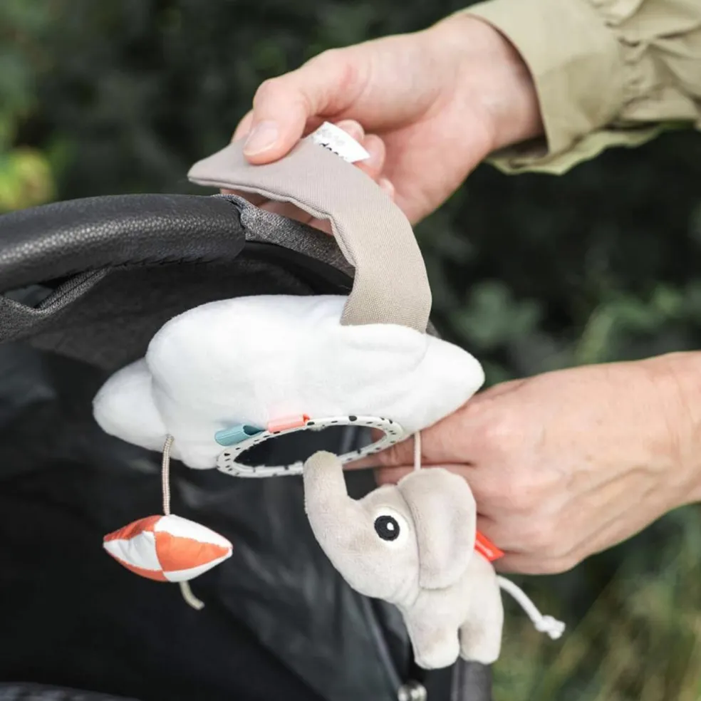 Jouet d'éveil à suspendre pour poussette Playground Multicolore