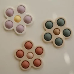 Jouet en silicone Fleur Rose-Blush-Shifting sand