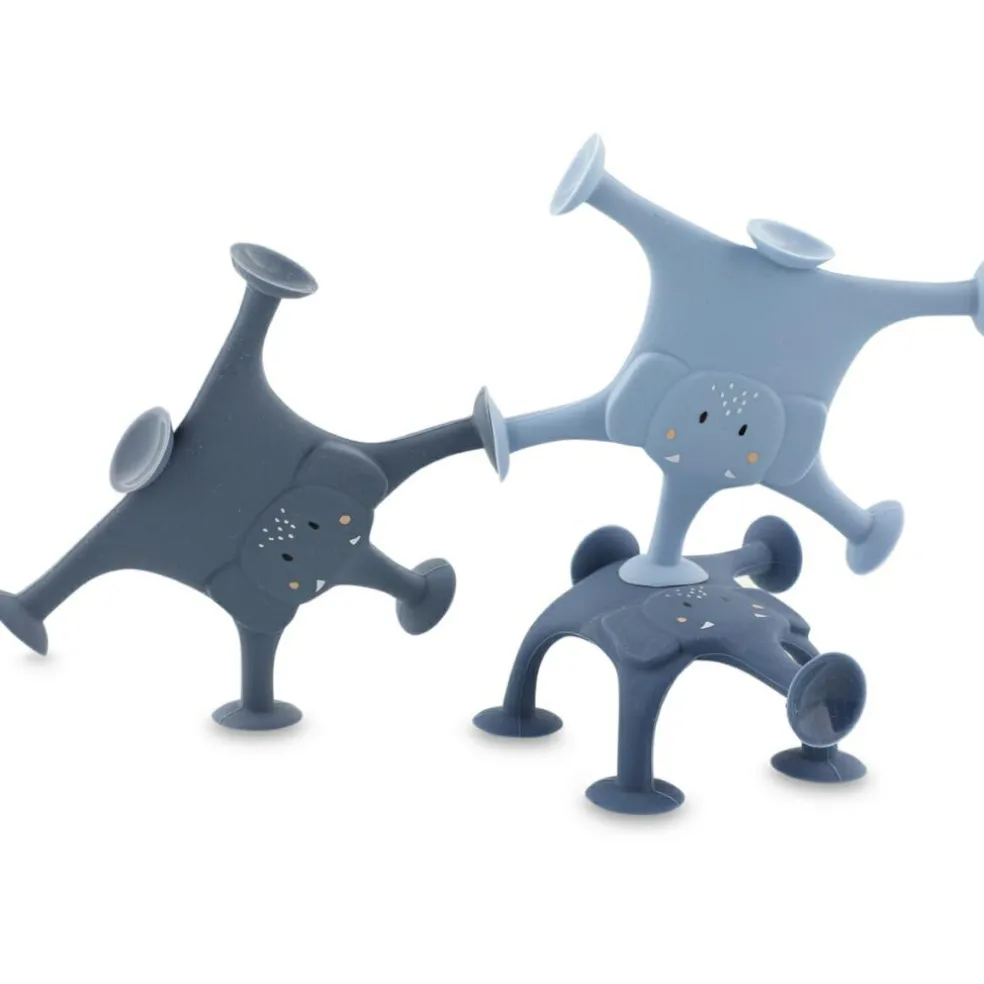 Jouets de bain à ventouse Mrs. Elephant (3 pièces)